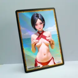 ADA WONG Waifu Anime Card LIMITED 1/1 Custom TCG Holo Goddess Story ACG T13150 - Image 2