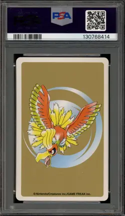 Pokemon Gold Playing Cards Sunflora 8 of Diamonds #192C PSA 9 Mint - Image 2