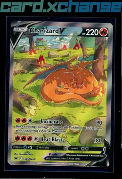SWSH: Sword & Shield Promo Cards #SWSH260 Charizard V Holo - Image 1