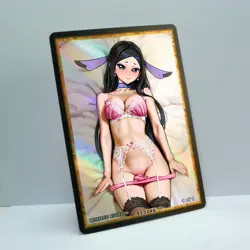 VALERIE Waifu Anime Card LIMITED 1/1 Custom TCG Holo Goddess Story ACG T13146 - Image 2