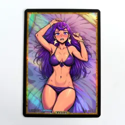 OLYMPIA Waifu Anime Card LIMITED 1/1 Custom TCG Holo Goddess Story ACG T13145 - Image 1