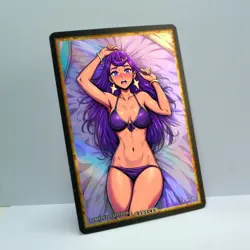 OLYMPIA Waifu Anime Card LIMITED 1/1 Custom TCG Holo Goddess Story ACG T13145 - Image 2