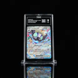 TAG 9 HOLO EX RARE POKEMON Grafaiai Ex 100 Black Star Promo Card 2024 - Image 1