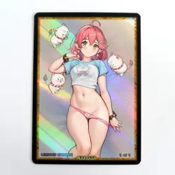 35P Waifu Anime Card LIMITED 1/1 Custom TCG Holo Goddess Story ACG T13140 - Image 1