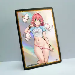 35P Waifu Anime Card LIMITED 1/1 Custom TCG Holo Goddess Story ACG T13140 - Image 2