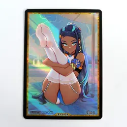 NESSA Waifu Anime Card LIMITED 1/1 Custom TCG Holo Goddess Story ACG T13126 - Image 1