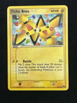 Pichu Bros. 16/17 Ex Era Gen 3 Common Pokemon Card Pop Series 3 Promo Set - Image 1