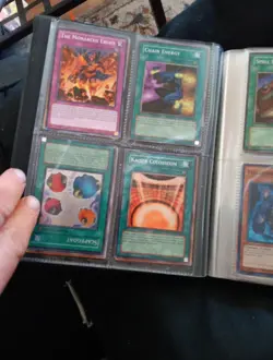 Vintage Yugioh Card LOT 1996 In Holder Case Book Binder - Image 3