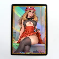 SERENA Waifu Anime Card LIMITED 1/1 Custom TCG Holo Goddess Story ACG T13119 - Image 1