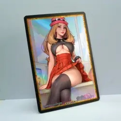 SERENA Waifu Anime Card LIMITED 1/1 Custom TCG Holo Goddess Story ACG T13119 - Image 2