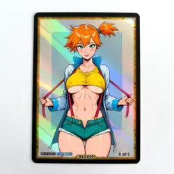 MISTY Waifu Anime Card LIMITED 1/1 Custom TCG Holo Goddess Story ACG T13116 - Image 1