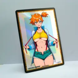 MISTY Waifu Anime Card LIMITED 1/1 Custom TCG Holo Goddess Story ACG T13116 - Image 2
