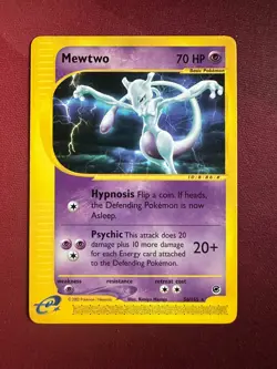 MEWTWO 56/165 Expedition Base Set E-SERIES NON-HOLO rare Pokemon TCG card NM+ - Image 1