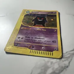 Pokemon Gengar TCG Expedition Base Set Holo Rare Card 13/165 Half Swirl DMG HP - Image 3