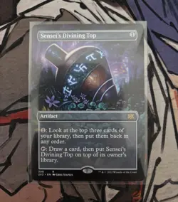 MTG Sensei's Divining Top Double Masters 2022 - NM Borderless Non Foil - Image 1