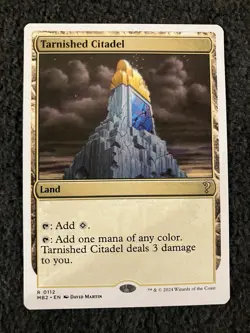 Magic The Gathering MTG - Tarnished Citadel (White Border) - Mystery Booster 2 - Image 1