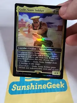 Guile, Sonic Soldier Secret Lair Street Fighter Foil - Image 2