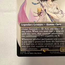 Yuna, Grand Summoner Borderless Final Fantasy Regular MTG Magic - Image 5