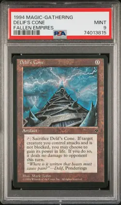 1994 Magic The Gathering Fallen Empires Delif's Cone Vintage PSA 9 - Image 1