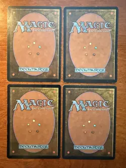 4x Lotus Petal Lot MTG Tempest MP+-LP PLAYSET - Image 2