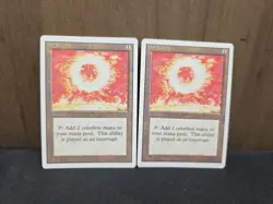 1994 MTG Magic The Gathering Sol Ring Revised Edition Artifact LP x2 - Image 1