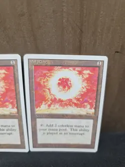 1994 MTG Magic The Gathering Sol Ring Revised Edition Artifact LP x2 - Image 2