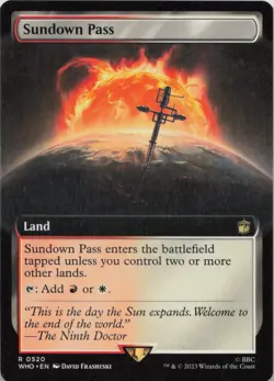 Sundown Pass (Extended Art) R Universes Beyond: Doctor Who 520 - LP MTG - Image 1