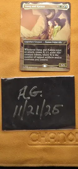 Aang and Katara (Borderless) Avatar: The Last Airbender: Eternal-Legal Foil - Image 3
