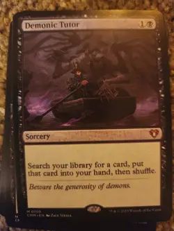 Demonic Tutor Mtg Playtest Copy - Image 1