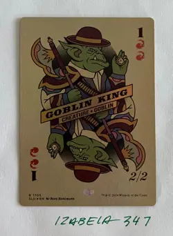 MTG Goblin King - RAINBOW FOIL - Secret Lair Drop #1705 NM/M Unplayed - Image 1
