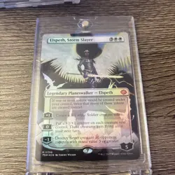 Elspeth, Storm Slayer (Borderless) Tarkir: Dragonstorm Foil - Image 1