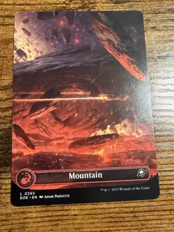 MTG Magic The Gatheri EOE Borderless 5 lands Forest Mountain Swamp Island Plains - Image 2