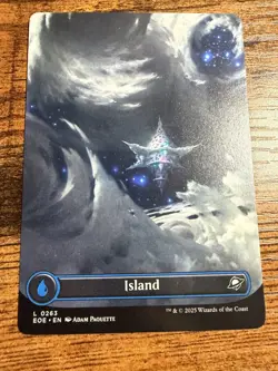 MTG Magic The Gatheri EOE Borderless 5 lands Forest Mountain Swamp Island Plains - Image 4