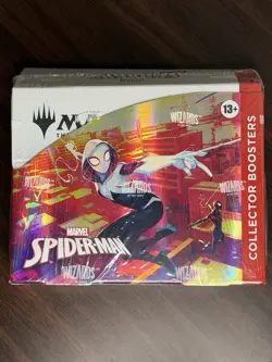 New Sealed Magic: The Gathering Spider-Man Collector Booster Box 12 Packs - Image 1
