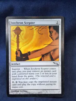 Isochron Scepter - Mirrodin - MTG - Magic the Gathering LP/MP - Image 1