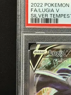 2022 Pokemon Sword & Shield Silver Tempest #186 Lugia V Silver Tempest PSA 10 - Image 2