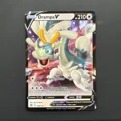 Drampa V 2022 Brilliant Stars Full Art Ultra Rare Pokemon Card 128/172 (NM) - Image 1