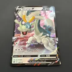 Drampa V 2022 Brilliant Stars Full Art Ultra Rare Pokemon Card 128/172 (NM) - Image 2