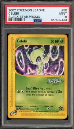 Pokemon Celebi League Black Star Promo #50 PSA 9 Mint - Image 1