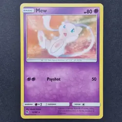 Mew 32/68 - Hidden Fates - Non Holo Rare - Pokemon TCG English Card - Image 1
