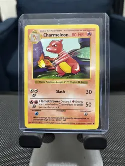 Pokemon Vintage Base Set Shadowless Charmeleon 24/102 NM Wotc 1999 - Image 1