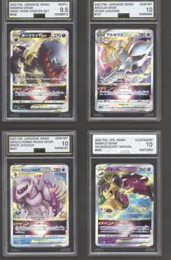 Pokemon 4 Graded Card Vstar Bundle - Image 1