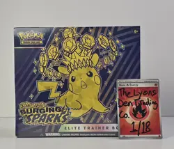 Pokemon TCG Surging Sparks Elite Trainer Box ETB New/Factory Sealed SV08 - Image 1