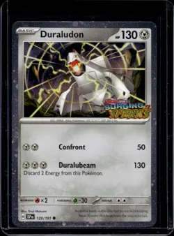 2024 Pokemon SV Surging Sparks SSP EN Duraludon Reverse Holo #129/191 - Image 1