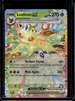 2025 Pokemon SV Prismatic Evolutions PRE EN Leafeon ex #006/131 - Image 1