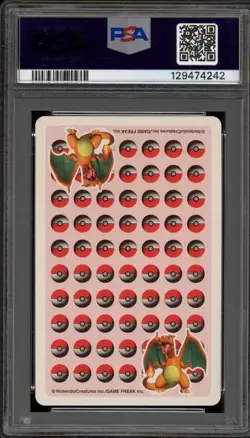 Pokemon Stadium Red Playing Cards Beedrill King of Hearts PSA 9 Mint - Image 2
