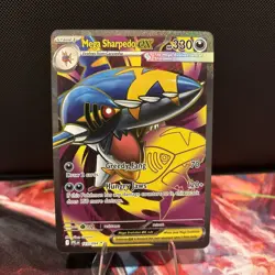 Pokemon 2025 Phantasmal Flames Mega Sharpedo EX #113/094 Ultra Rare NM - Image 1