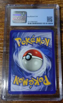 Charmander 46/102 Shadowless CGC 8 Insufficient Ink Error Pokemon Card % - Image 2