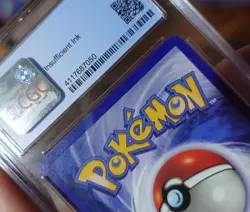 Charmander 46/102 Shadowless CGC 8 Insufficient Ink Error Pokemon Card % - Image 3