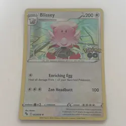 Blissey 52/78 Pokemon GO Holo Rare Pokemon Card TCG LP - Image 1
